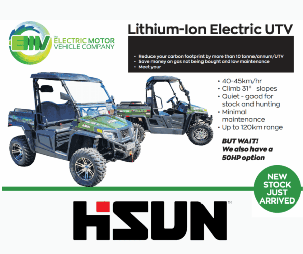 The Electric Power Revolution Comes To The Land Via UTVs. The